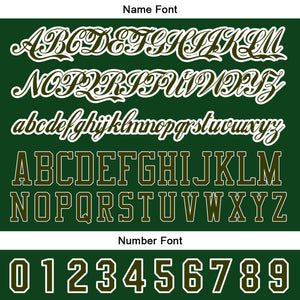 Camiseta de béisbol verde personalizada con botones para hombre mujer adulto y joven Nombre número y logotipo impresos