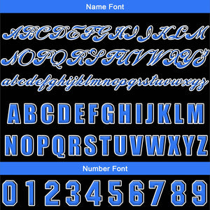 Camiseta de béisbol azul oscuro personalizada con botones para hombre mujer adulto y joven Nombre número y logotipo impresos