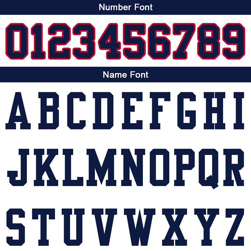 customized authentic football jersey  white navy - red mesh