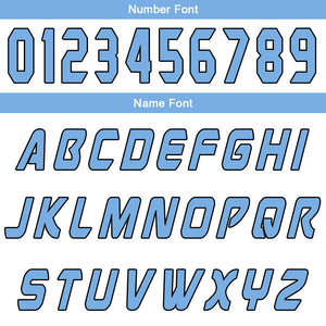 Uniforme de baloncesto personalizado blanco y azul con tu logotipo-nombre y número impresos