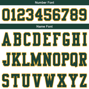 customized  authentic football jersey green navy-white mesh