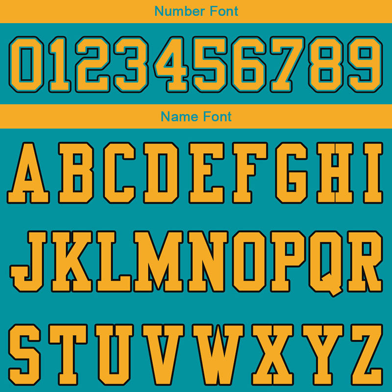 customized  authentic football jersey aqua orange-white mesh