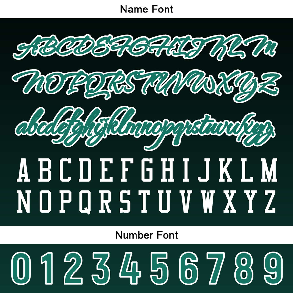 Camiseta de béisbol personalizada negra y verde con botones para hombre mujer adulto y joven Estampado de nombre número y logotipo
