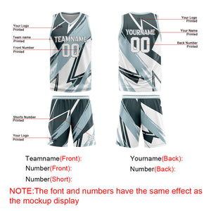 Uniforme de baloncesto personalizado en verde mate y blanco con tu logotipo-nombre y número impresos